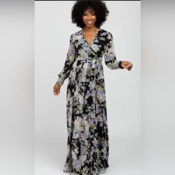 Maternity dress size 2X floral print also regular dress size 2X - Picture 3 of 14